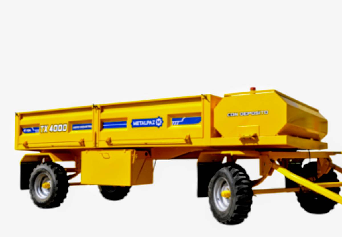 Acoplado Playo P-4 C/deposito Tanque 1000 L. Metalpaz