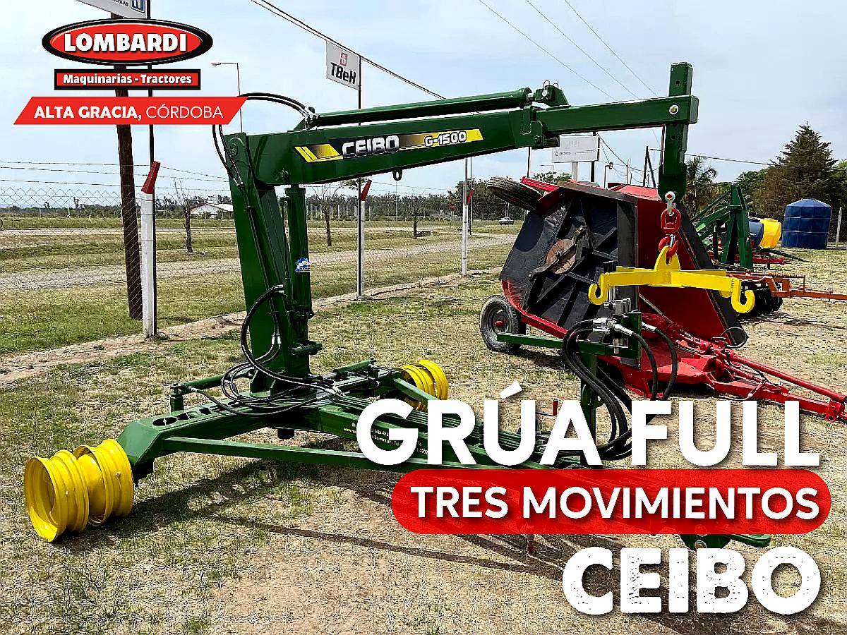 Grúa Full 3 Movimientos Ceibo Cheques sin Interés