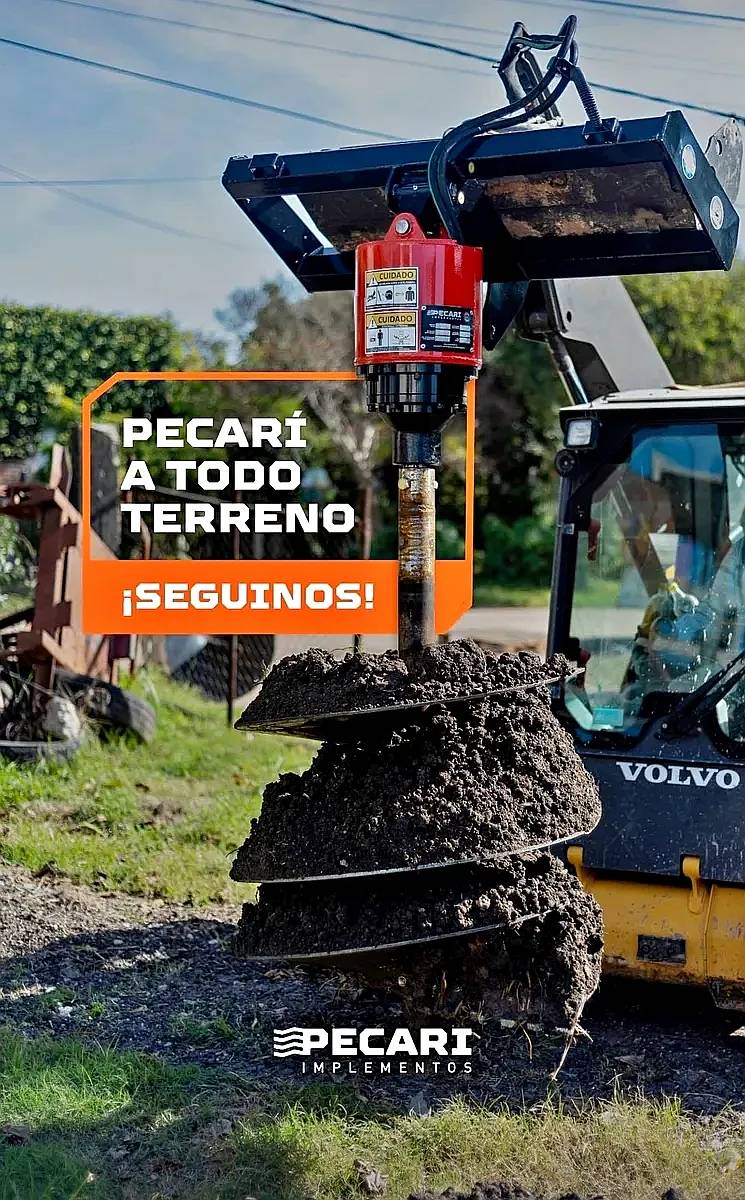 Implemento Hoyadora Pecari-minicargadora Entrega Inmediata