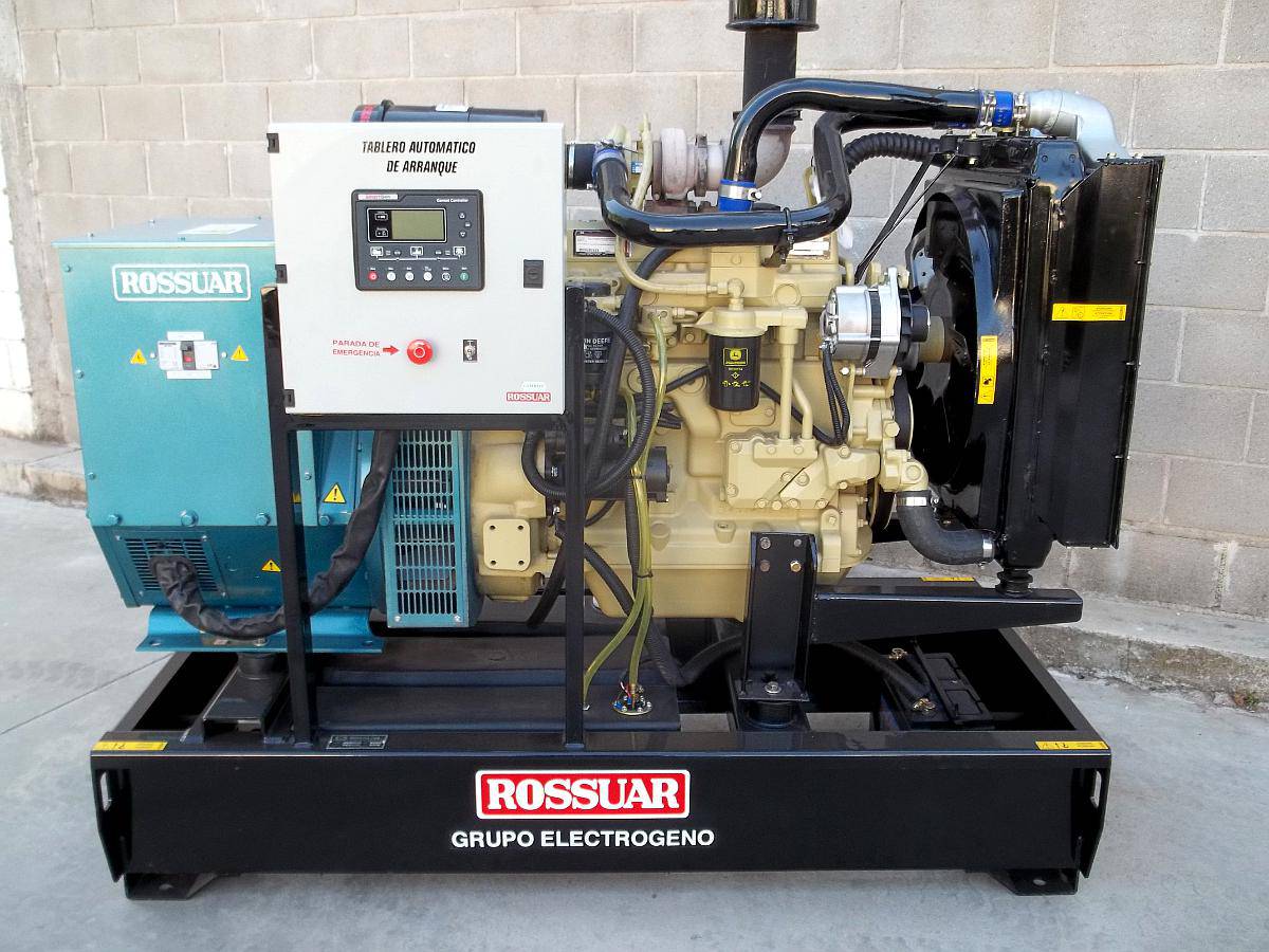 Grupo Electrógeno Diesel John Deere Rossuar