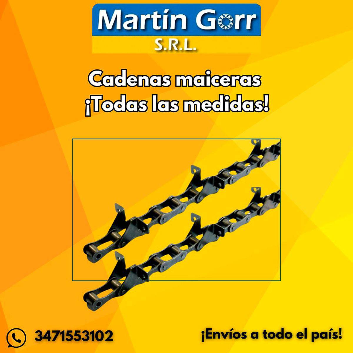 Cadenas para Maiceros Todos los Modelos