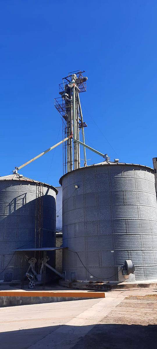 Planta de Silos de 350 TON C/U MÁS Noria Doble 36 Metros