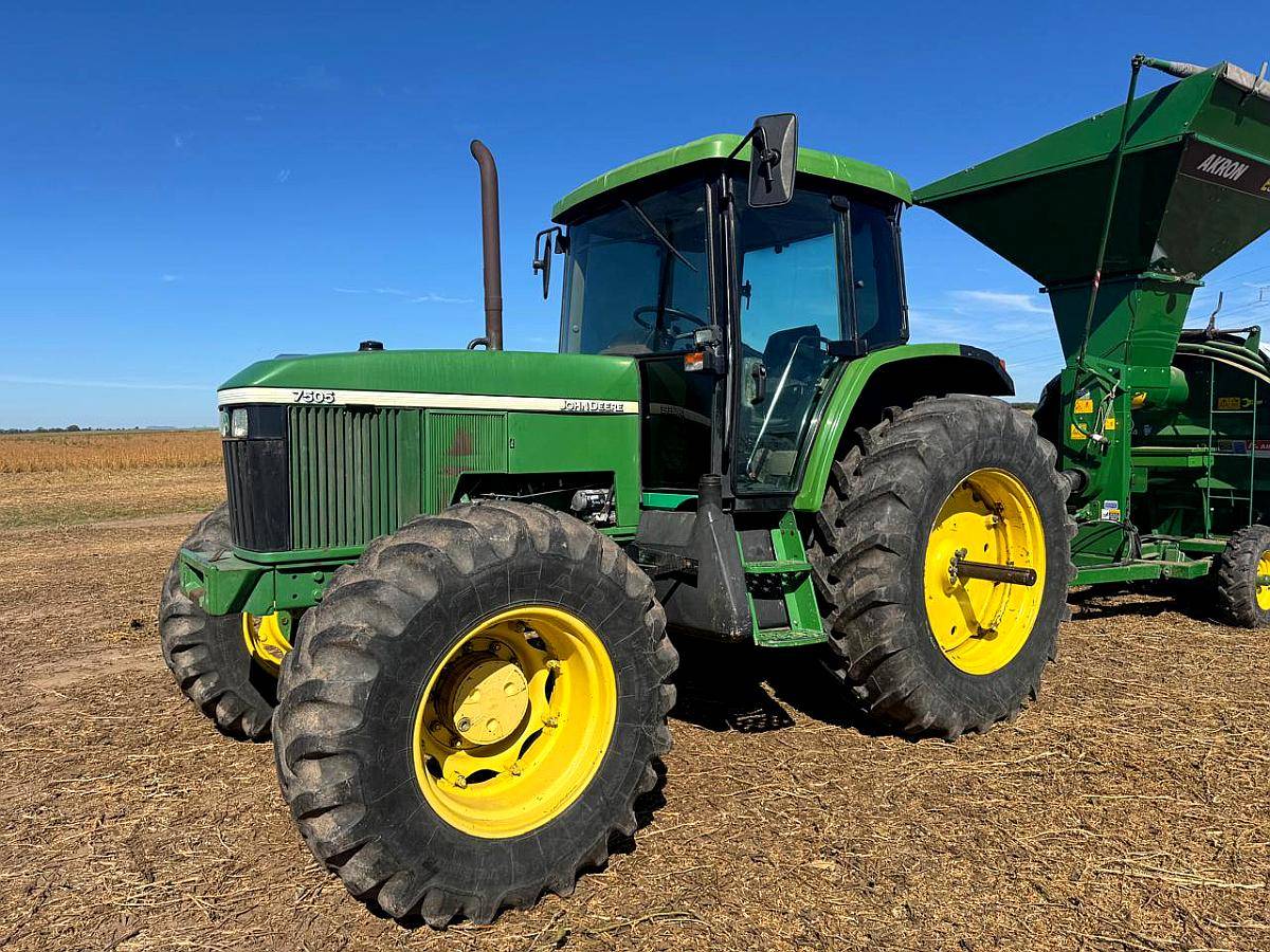 Tractor John Deere 7505, 140, 4wd, Dual, 2005