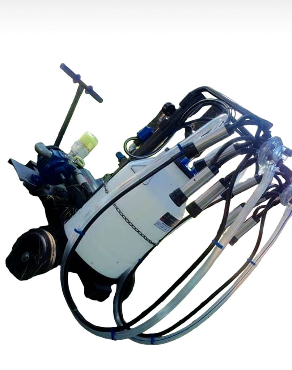 Maquina de Ordeño Portatil de UNA y Dos Bajadas