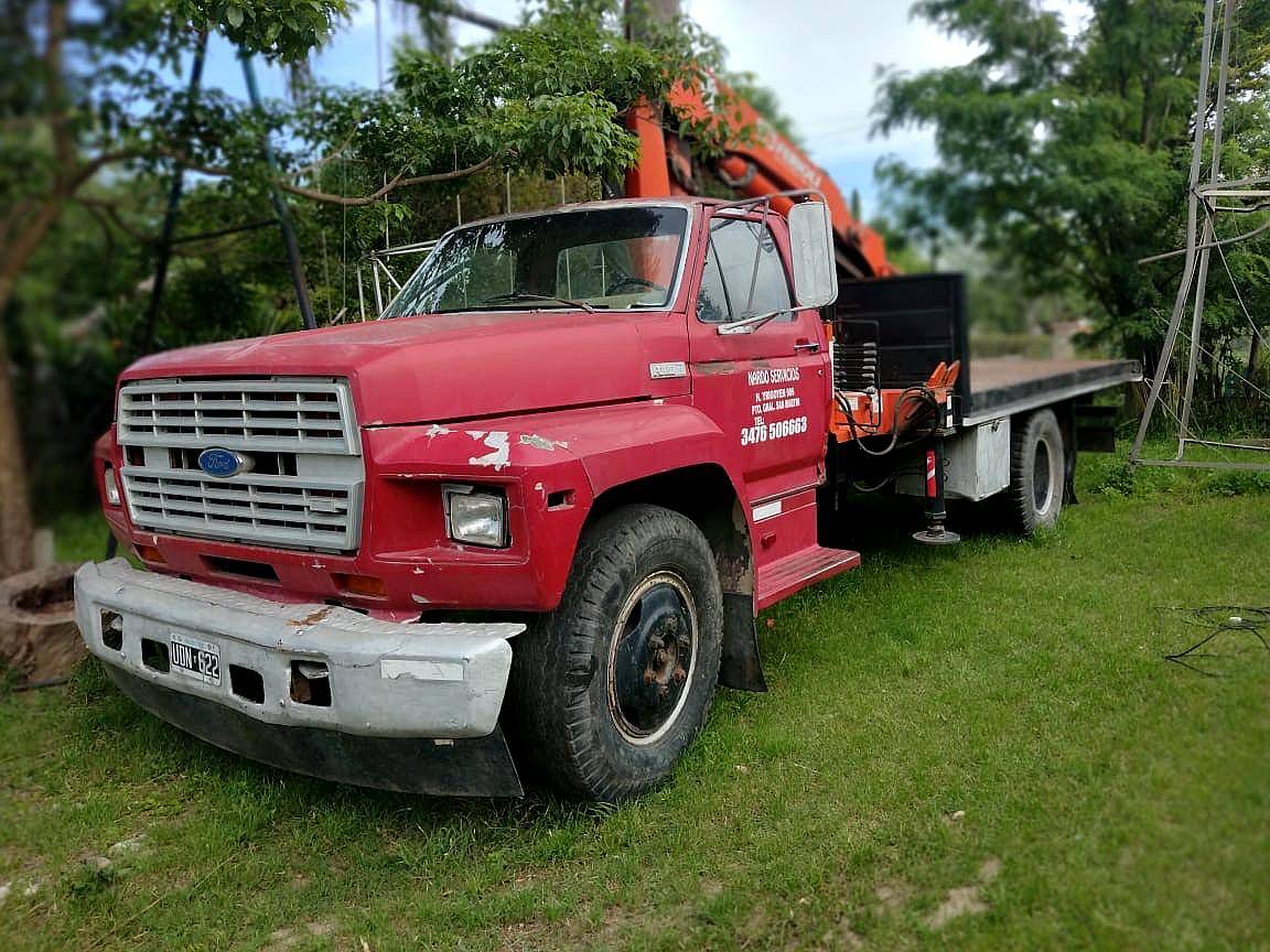 Hidrogrua Ferioli Mod 2019 CA.90 Camión Ford 6000 año 1987