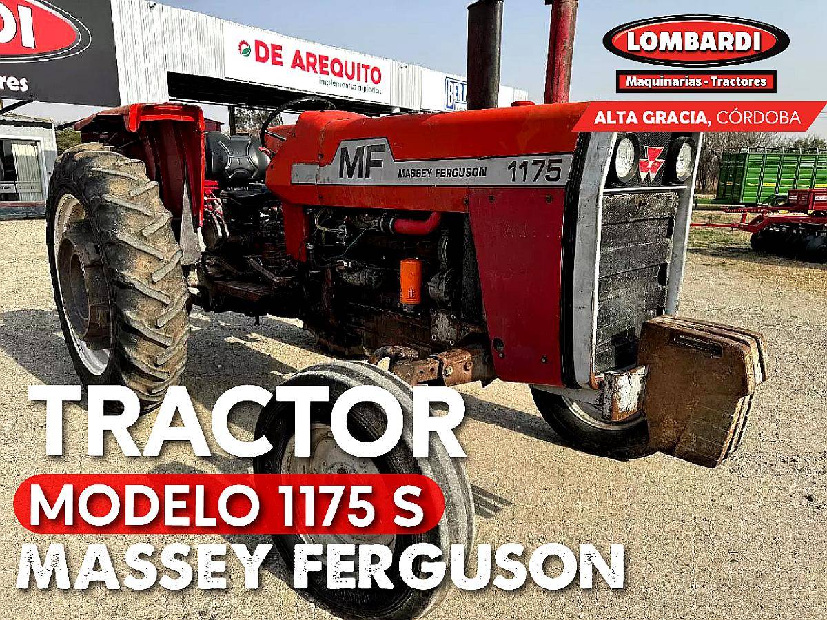 Tractor Massey Ferguson 1175 con Tres Puntos