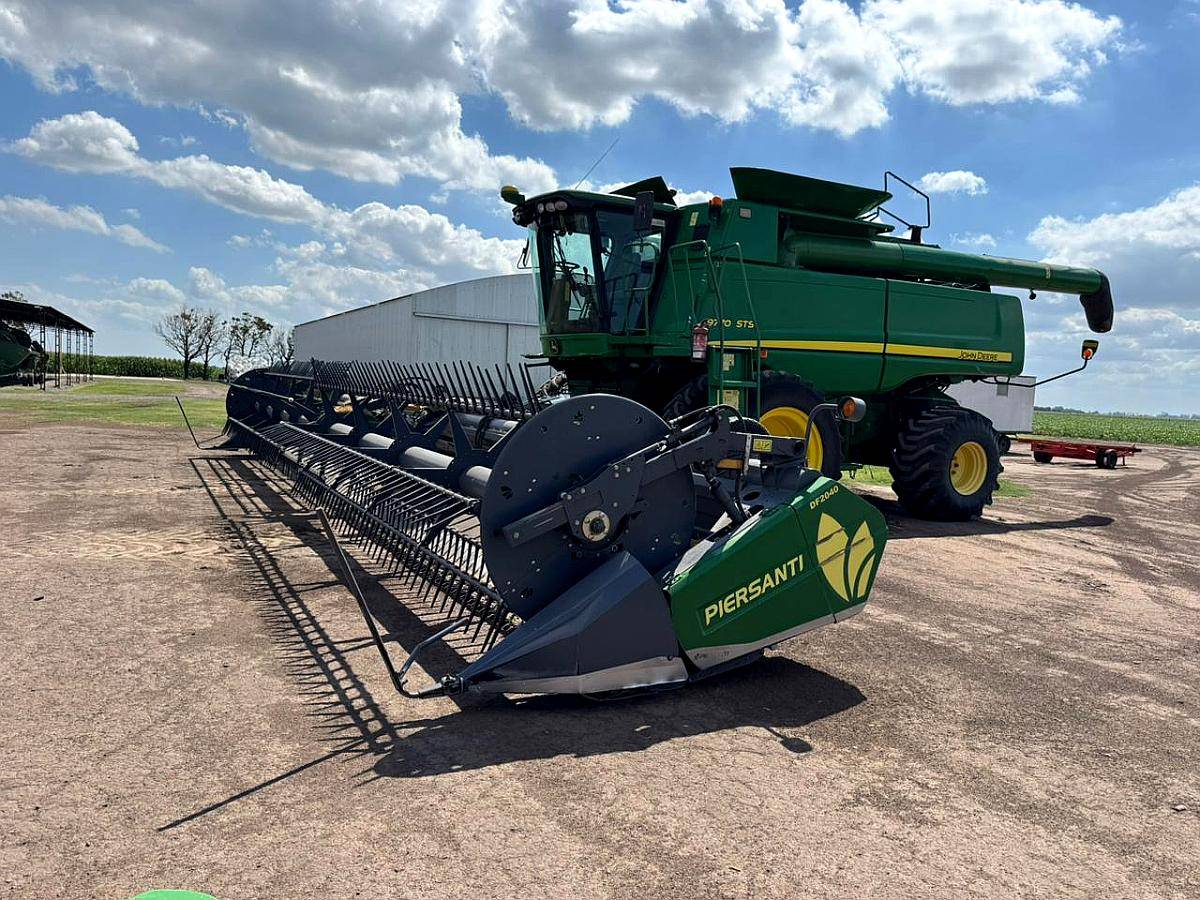 John Deere 9770 Doble. Dual. Draper Piersanti 40p. 8500/5700