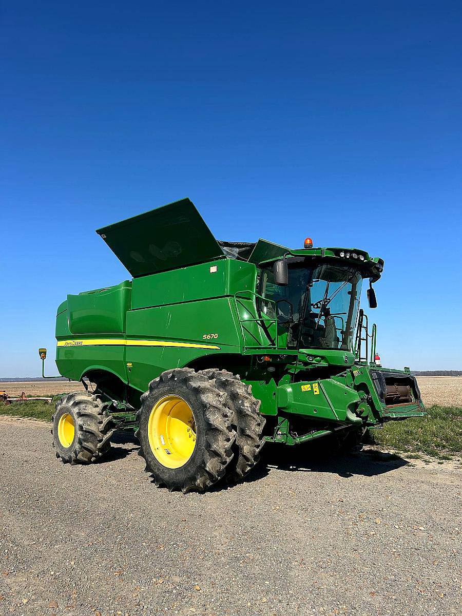 Cosechadora John Deere S670 2013 Americana Draper 40 Pies