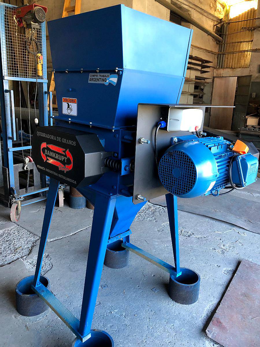 Aplastadora Quebradora de Granos Bankrupt Modelo Tf800a 15tn