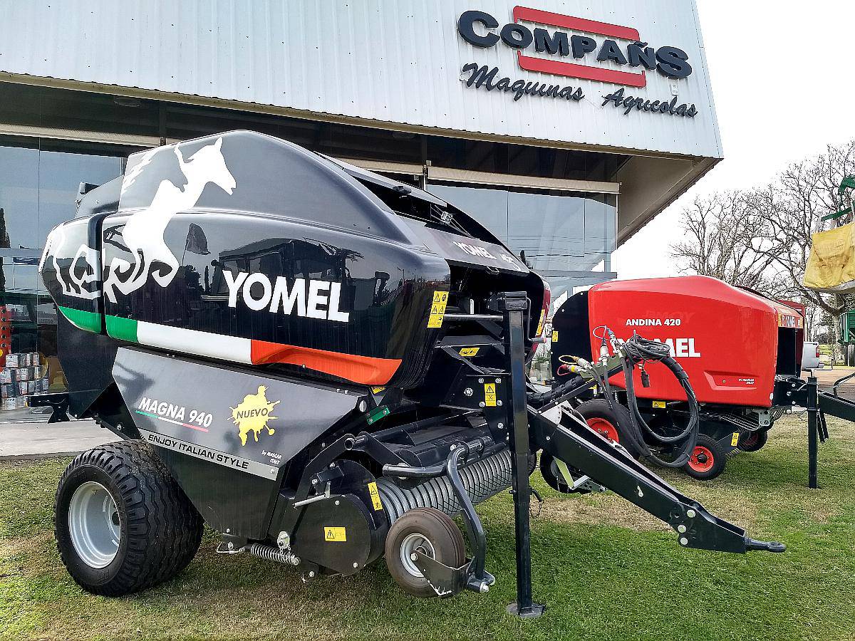 Rotoenfardadora Yomel, Magna 940 Plus con Sist. Corte Cutter