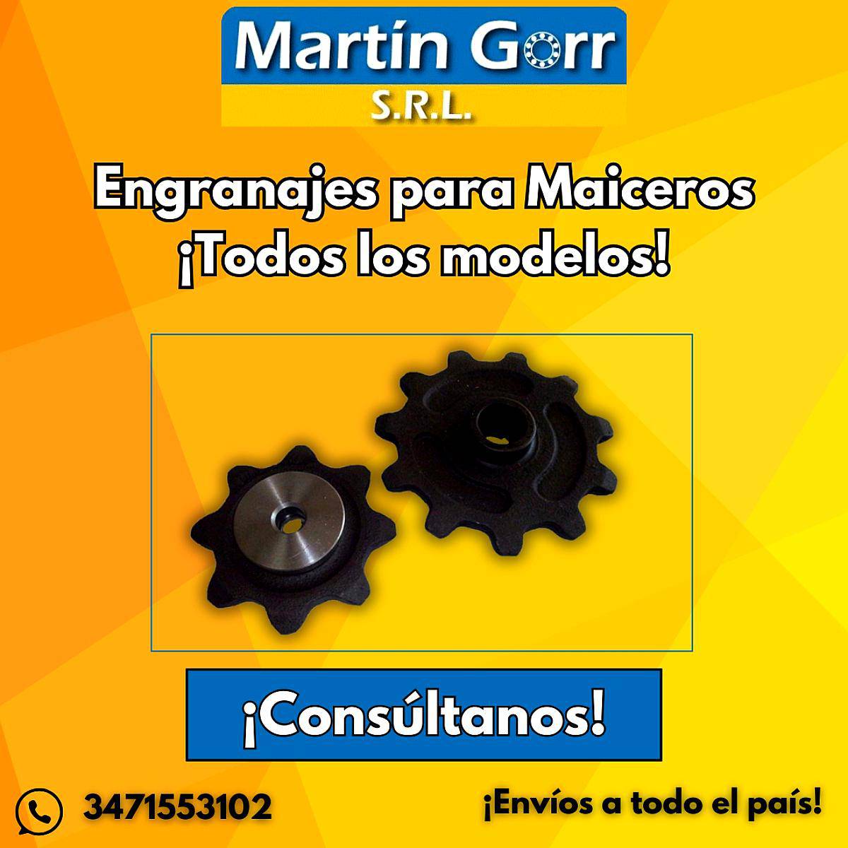 Engranajes para Maiceros Todos los Modelos