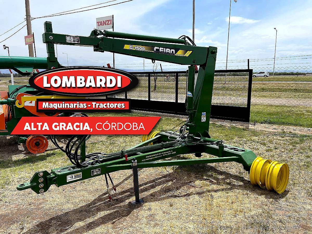 Grua Levanta Bolsones Ceibo Tres Movimientos Hidráulicos
