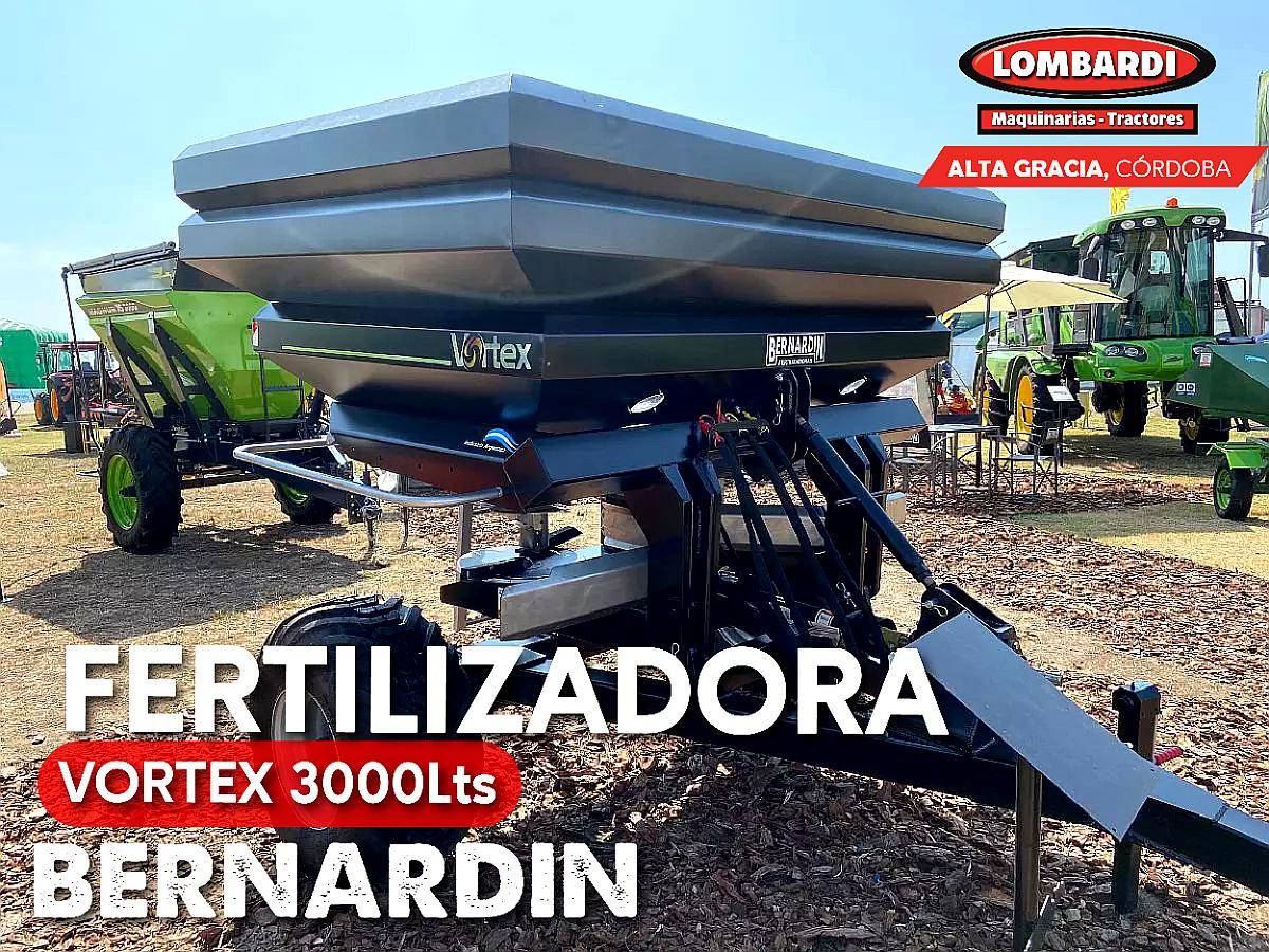 Fertilizadora Bernardin Vortex 3000lts 36mts Disponible