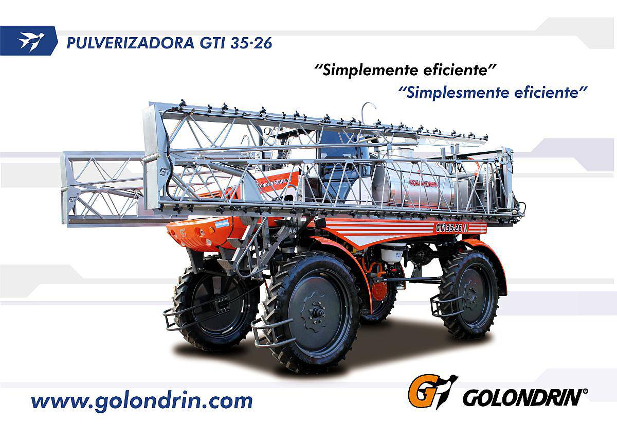 Pulverizador Autopropulsado Golondrin GTI 35-26