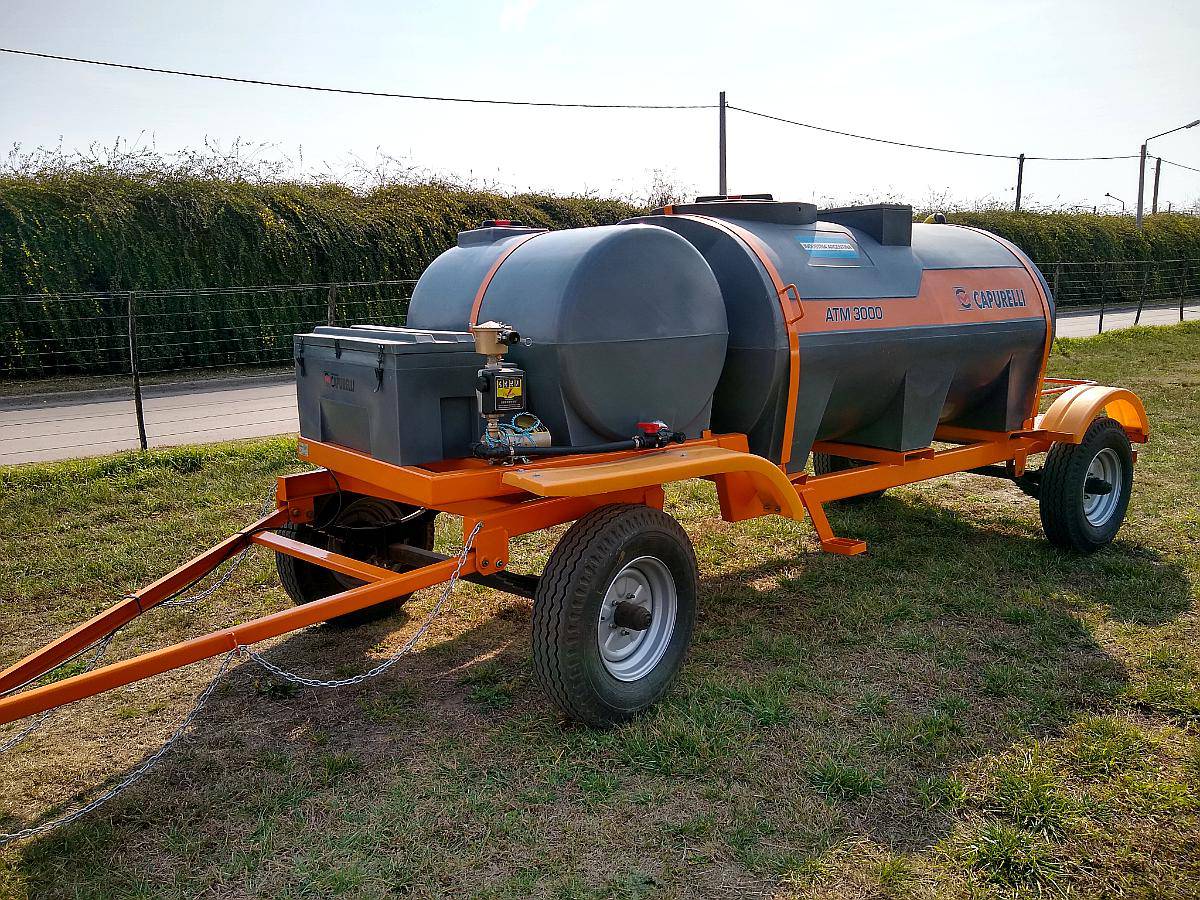 Acoplado Tanque Múltiple 3000 Lts. Apoyo