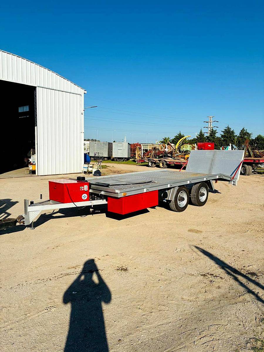 Acoplado Trailer Tipo Camilla Hidraulica.