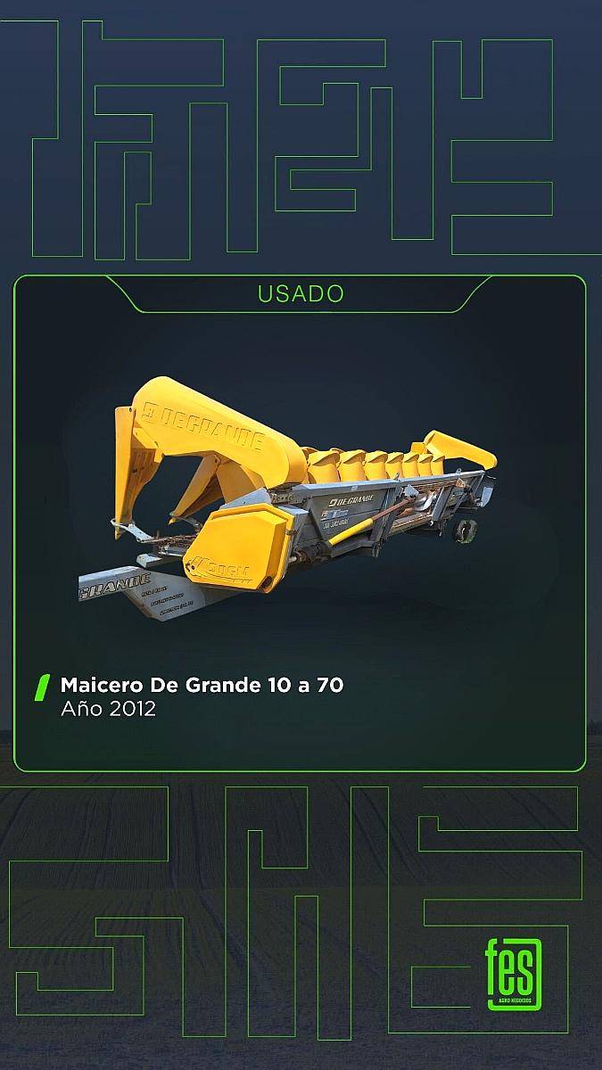 Maicero Degrande 10 A70 año 2012