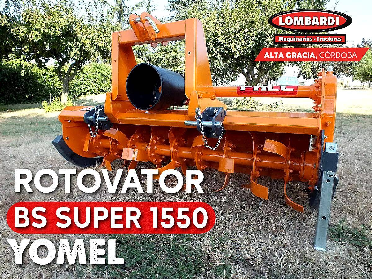 Rotovator Yomel Disponible Modelo BS Super 1550