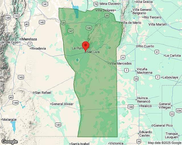 Cerros Largos (carolina ) 147 Has