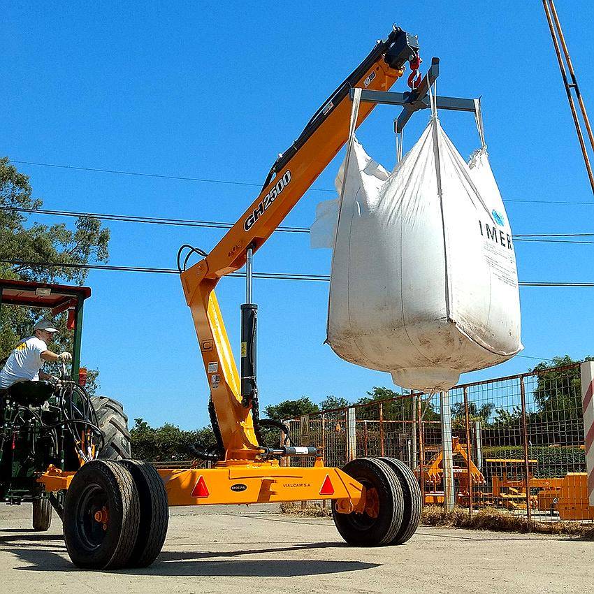 Grua Elevadora de Bolsones Grosspal GH2500