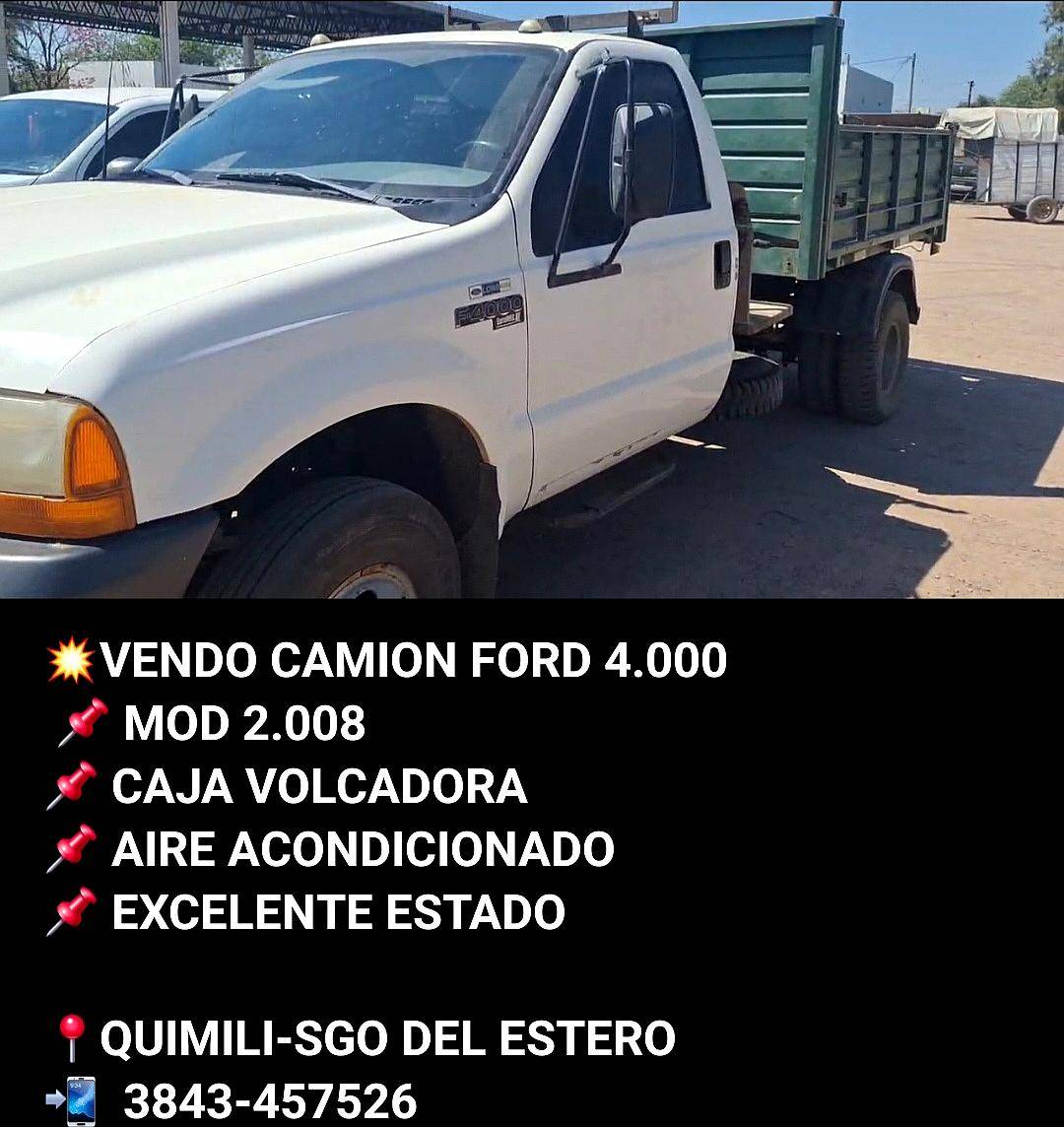 Vendo Camion Ford 4.000 MOD.2.008