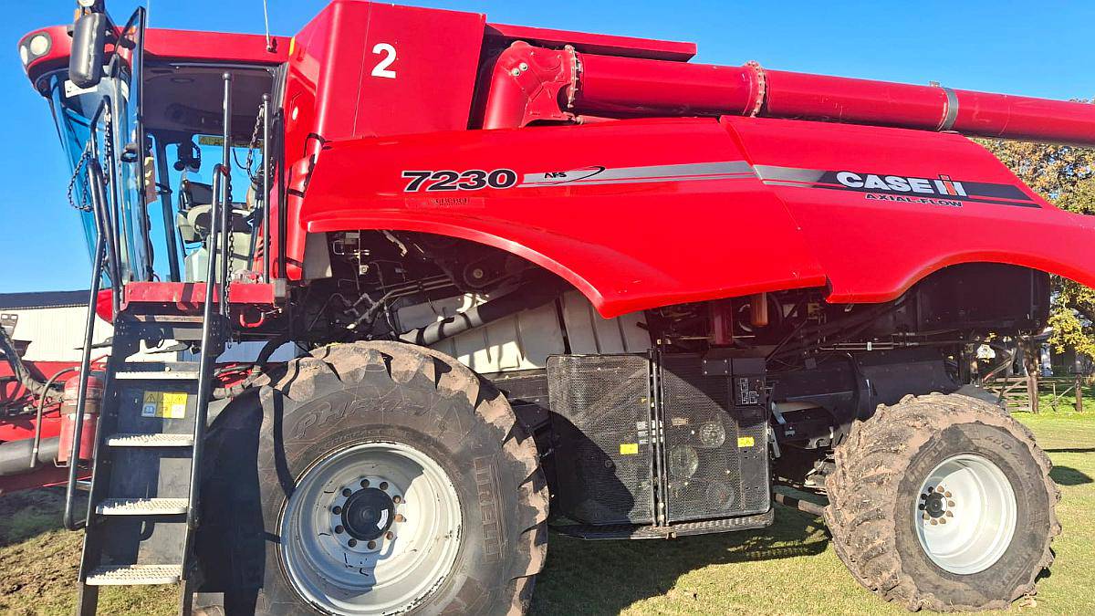 Cosechadora Case IH 7230 año 2017 + Draper Case 2019