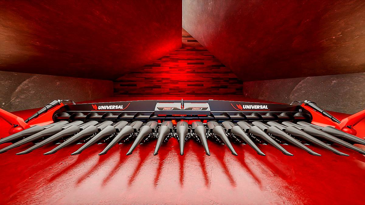 Cabezal Universal de 18 Surc con Embocador, con Placa Hid, C