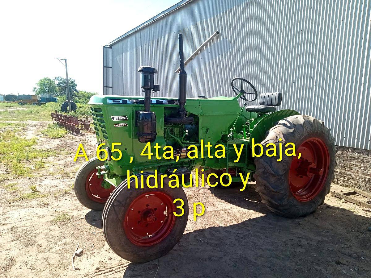 Deutz a 65, con Tres Puntos