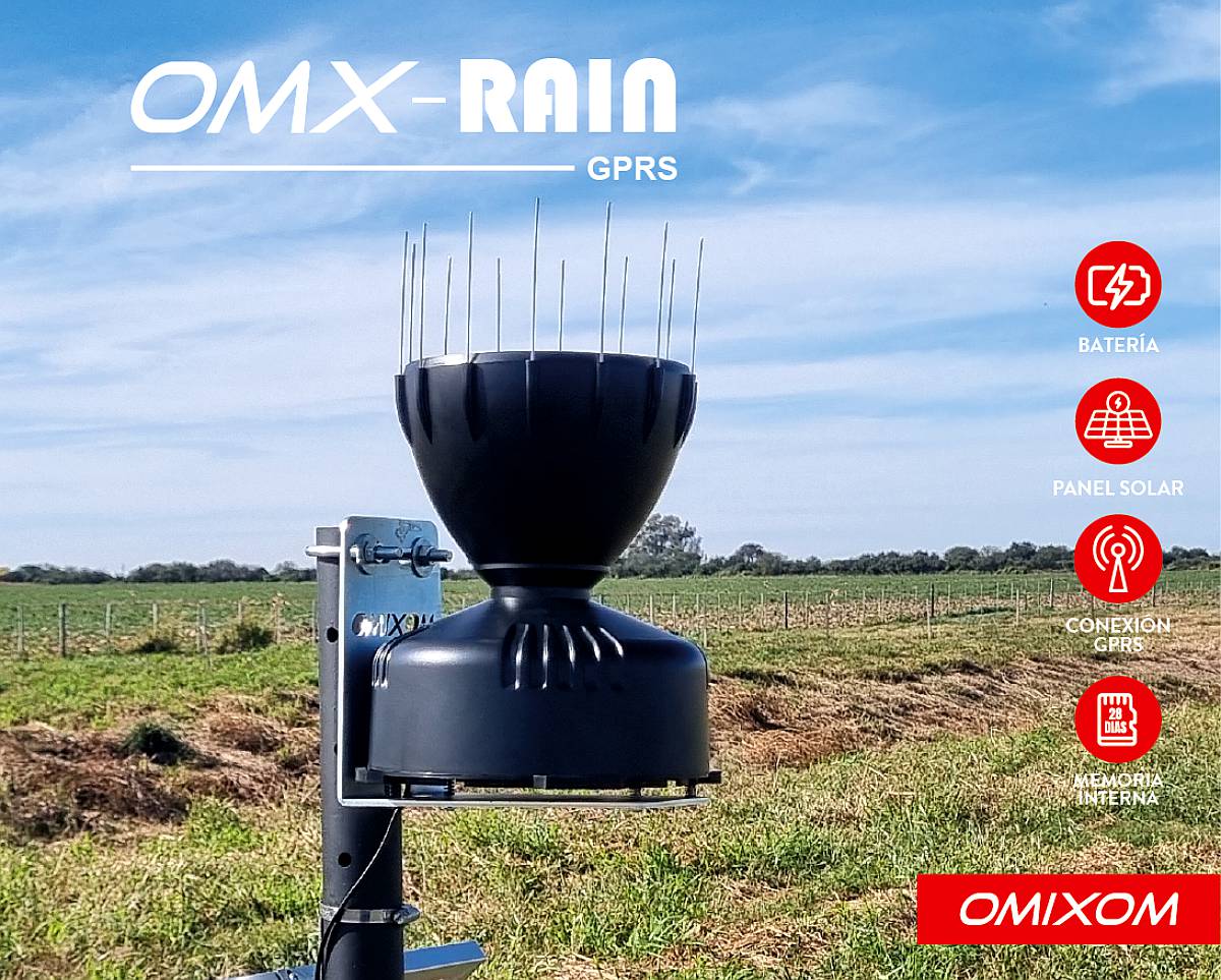 Pluviómetro Omixom Omx-rain Modelo Gprs