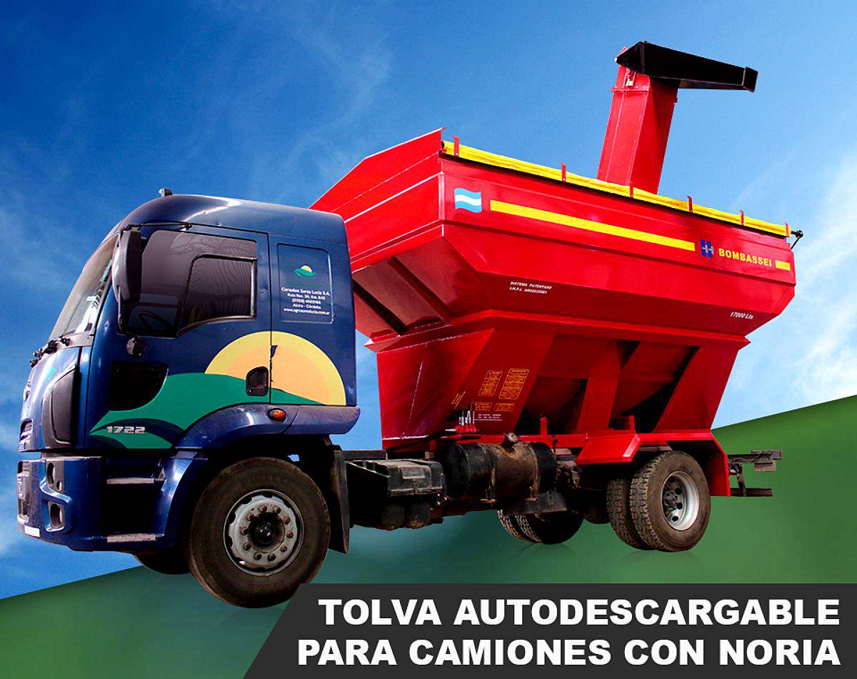 Autodescargable para Camión con Noria Bombassei