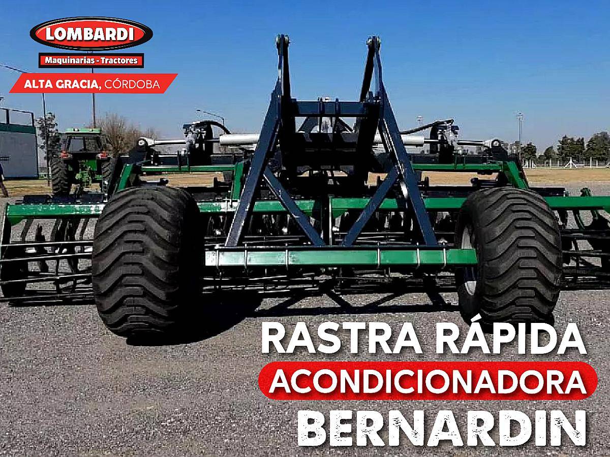 Rastra Bernardin Rápida Acondicionadora Lista para Trabajar