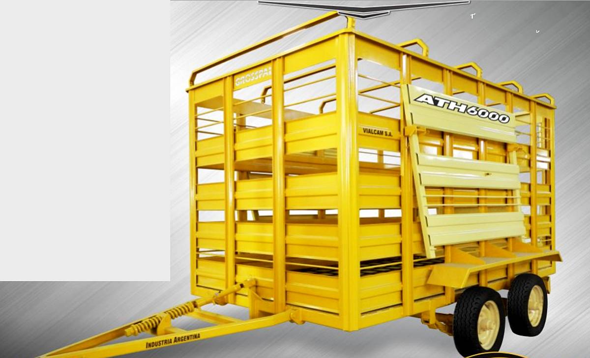 Acoplado Hacienda Grosspal ATH 6000 con Cargador