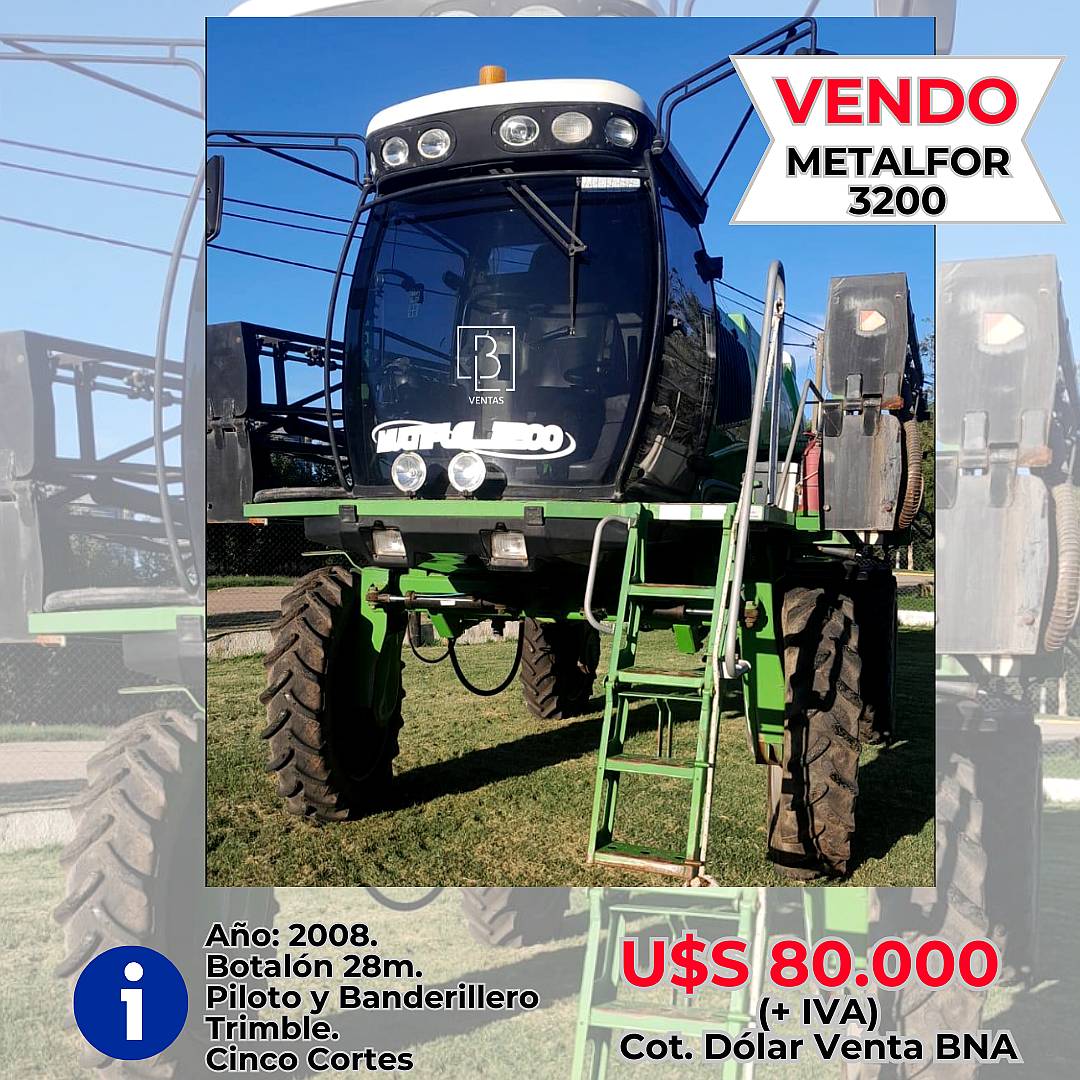 Pulverizadora Metalfor Multiple 3200.