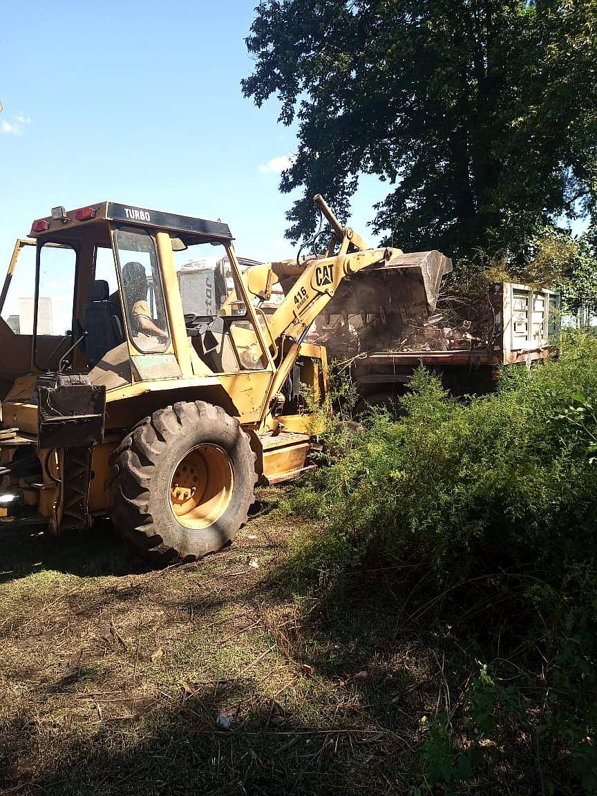 Retropala Caterpillar 416 con Motor Perkins