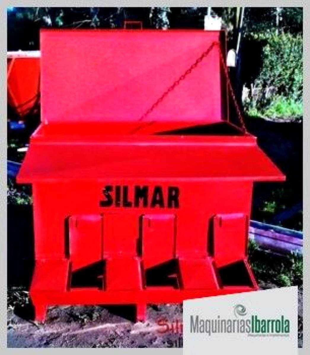 Silo Aereo de Chapa Comedero Silmar Tolva para Cerdos