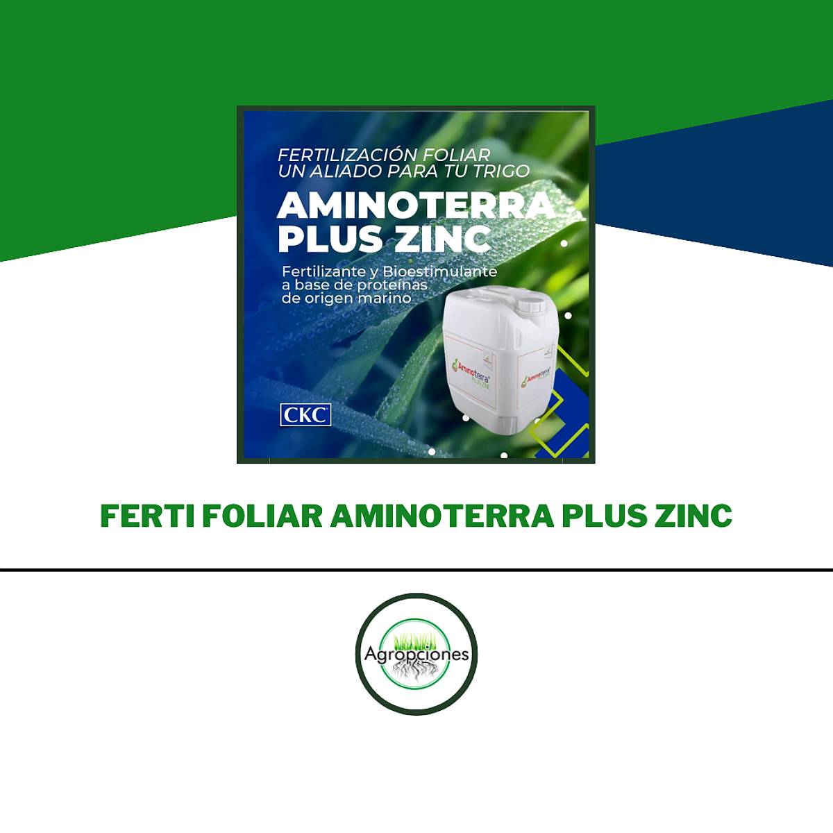 Fertilizante Foliar Aminoterra Plus Zinc