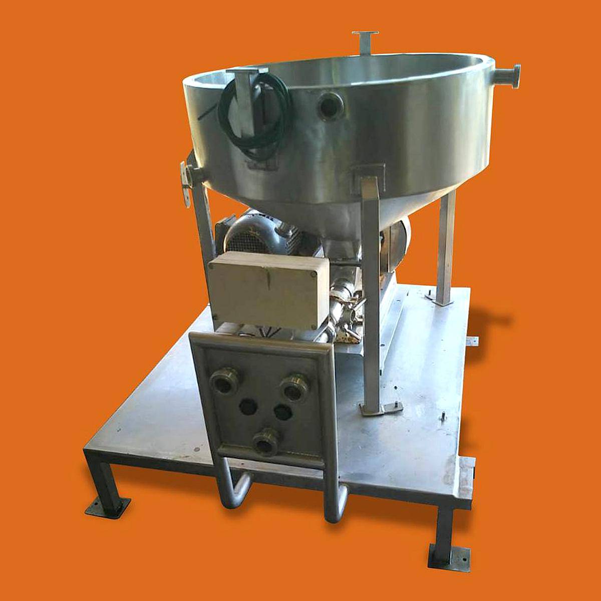 Dosificador de Líquidos Espesos con Tolva y Bomba a Tornillo