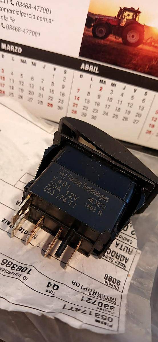 Interruptor de Luces Original Massey Ferguson