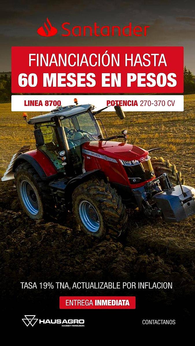 Tractor Massey Ferguson 8737s Nuevo, Financiación Santander