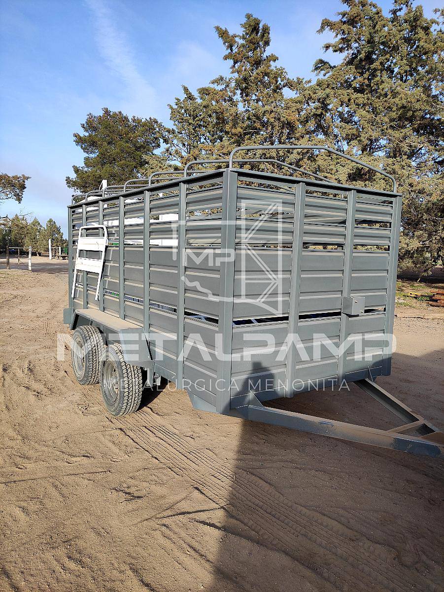 Carro Vaquero - Jaula para Hacienda. Metalúrgica Metalpamp