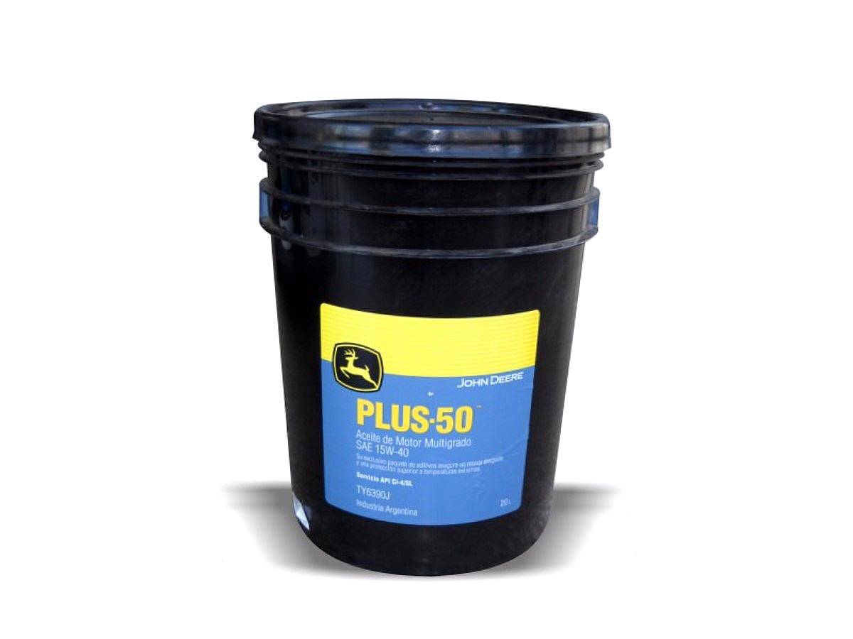 Aceite Plus 50 (motor) Balde 20 Lts. John Deere