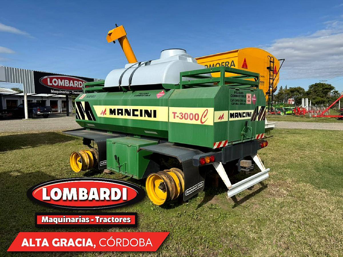 Acoplado Tanque Combinado Mancini Capacidad 3000 Litros