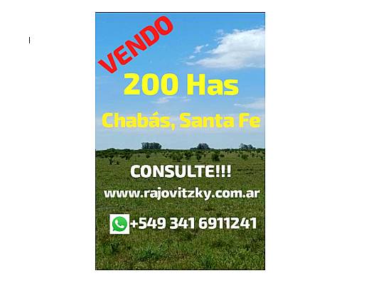 200 Has Vendo Excelente Campo