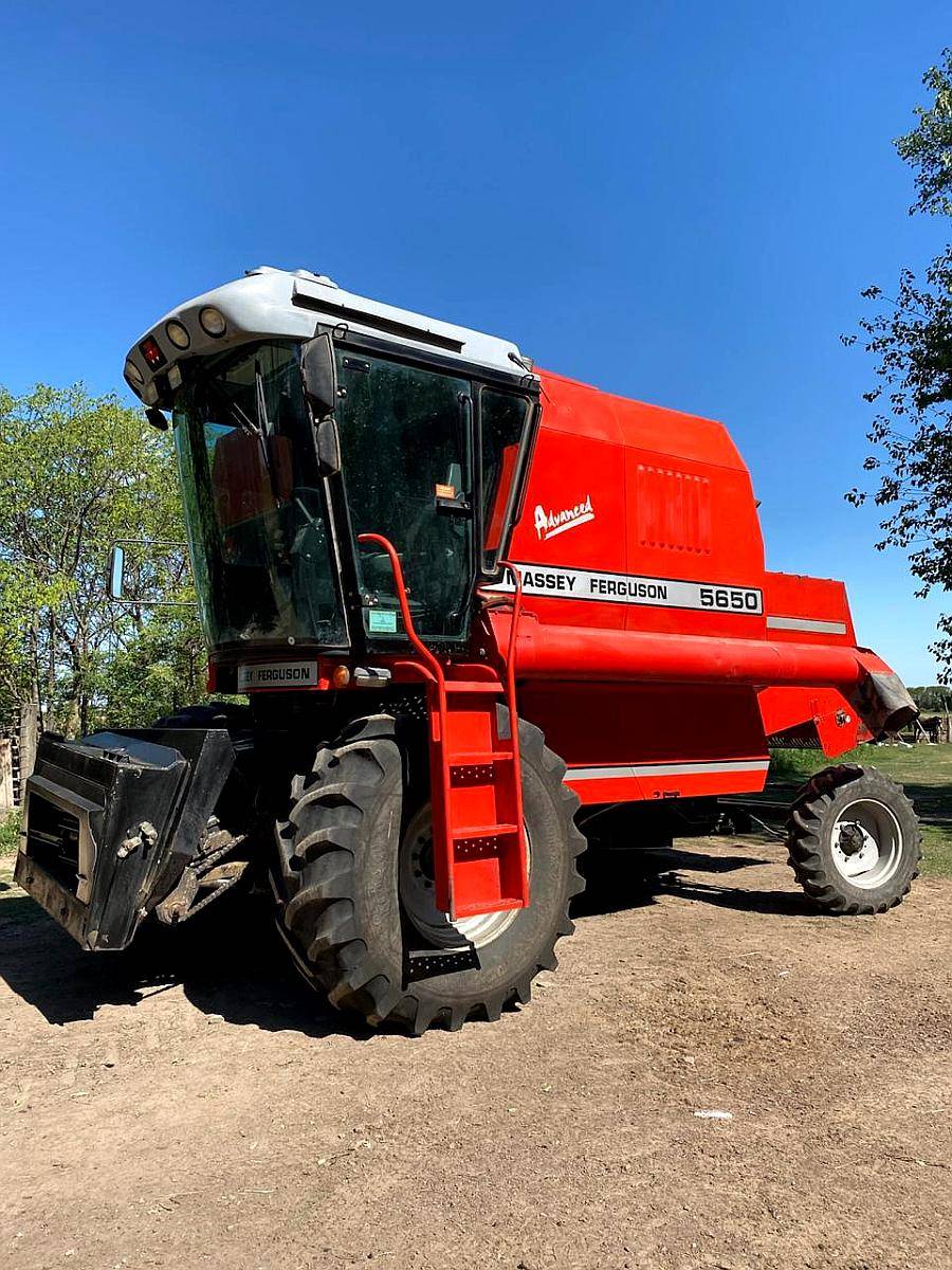 Cosechadora Massey Ferguson 5650 Usada año 2003