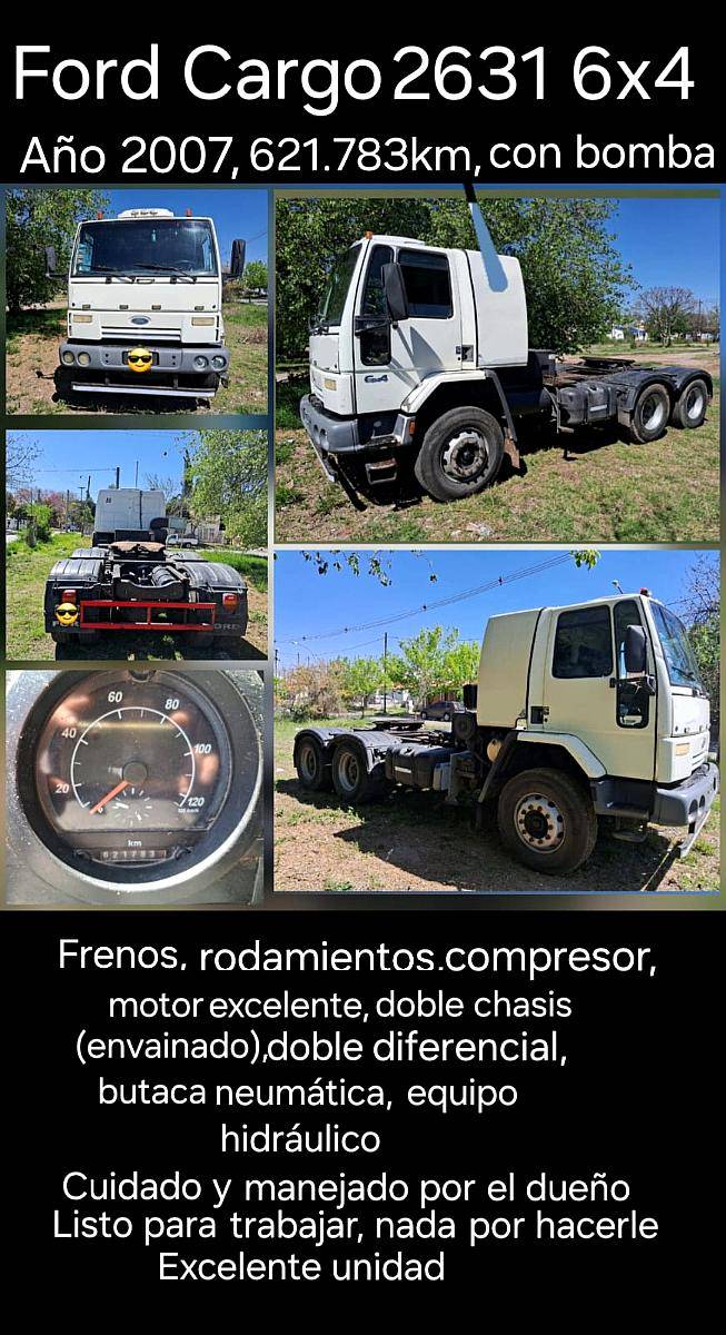 Ford Cargo 2631 6X4 Excelente Estado, Listo para Usar