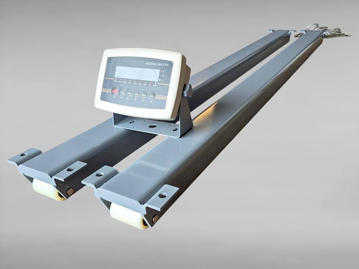 Báscula 3000 Kilos Electrónica con Barras de 1,8 Metros