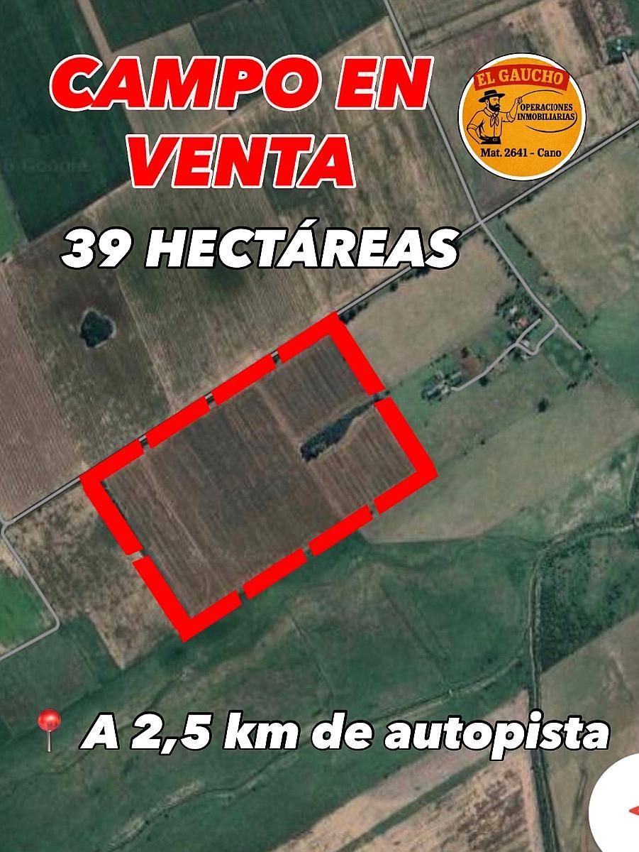 39 Hectáreas Agrícolas en Arroyo Seco a 2,5 km de Autopista