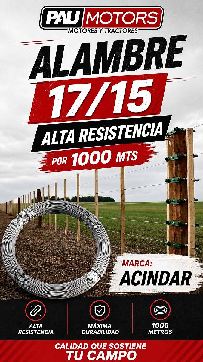 Alambre 17/15 1000 Mts Acindar