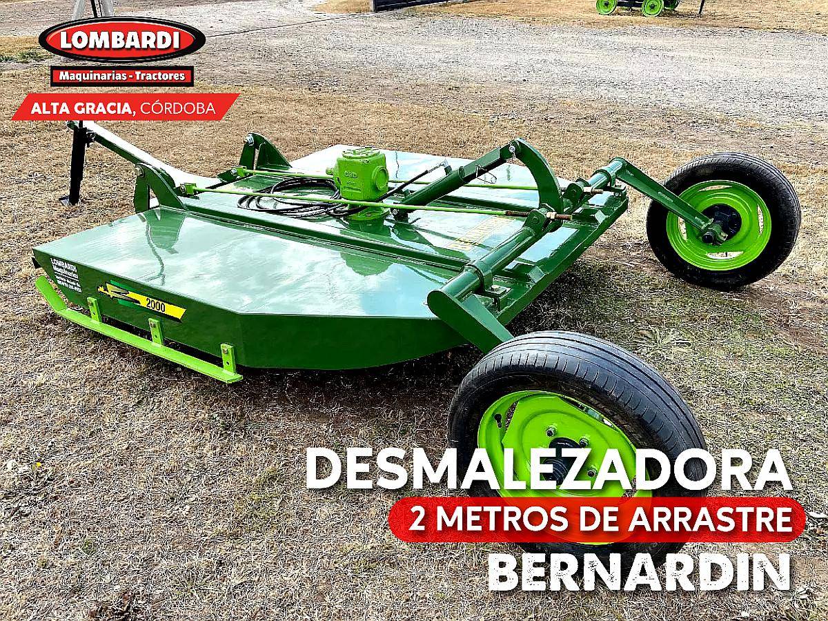 Desmalezadora de Arrastre 2 Mts Nueva Lista para Trabajar
