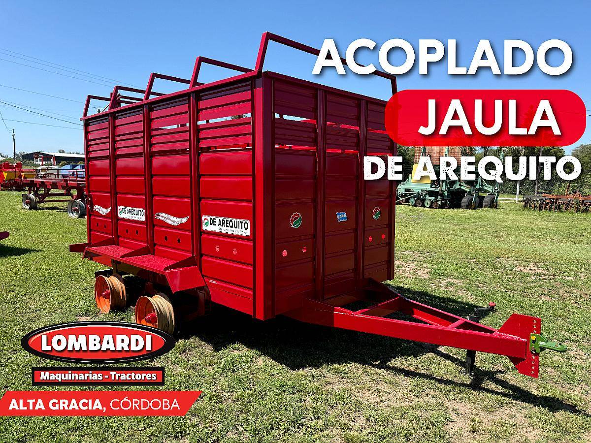Acoplado Jaula para Hacienda de Arequito 4tn